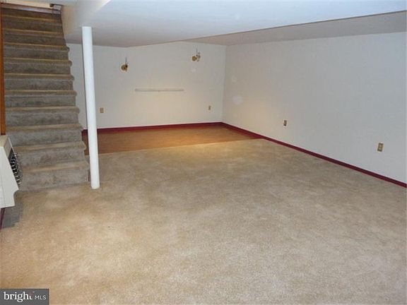 Partially finished basement