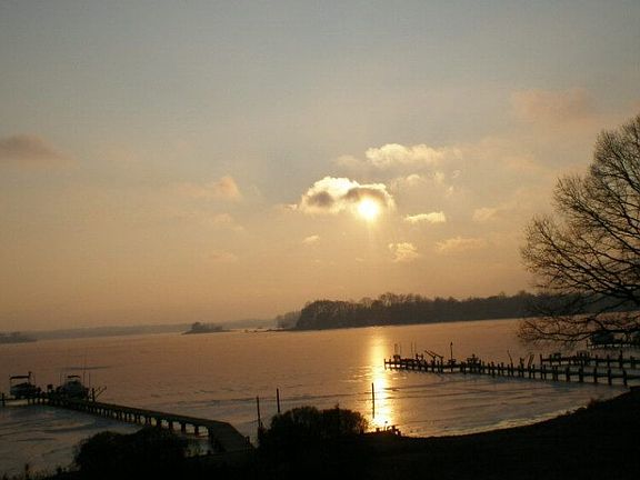 View from Deck Sunset