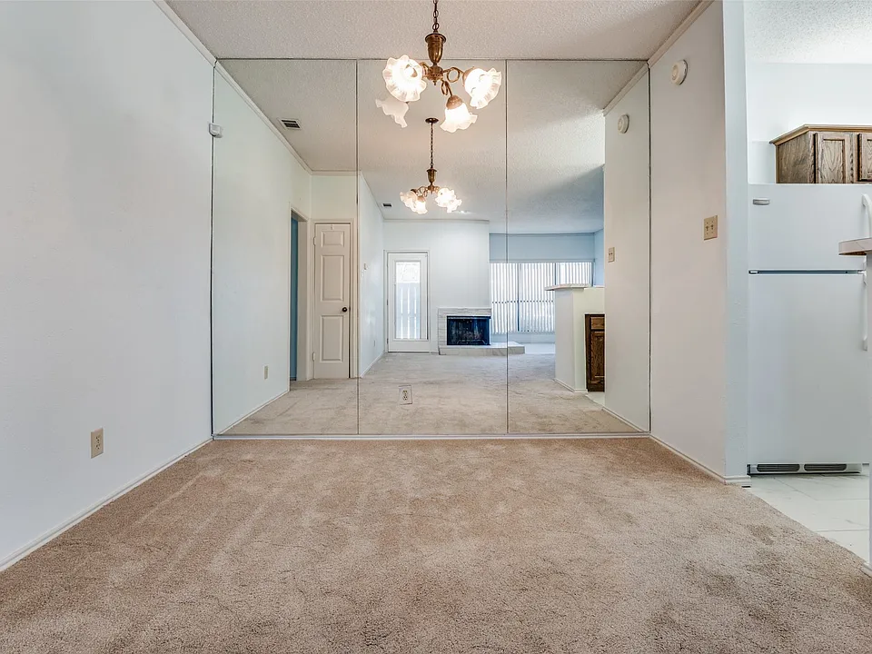 Open layout next to kitchen