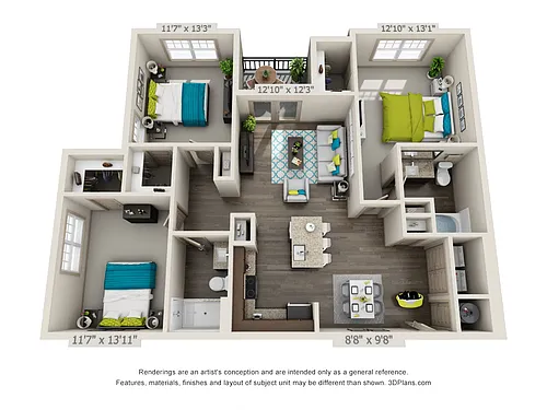 Floor plan The Serenity