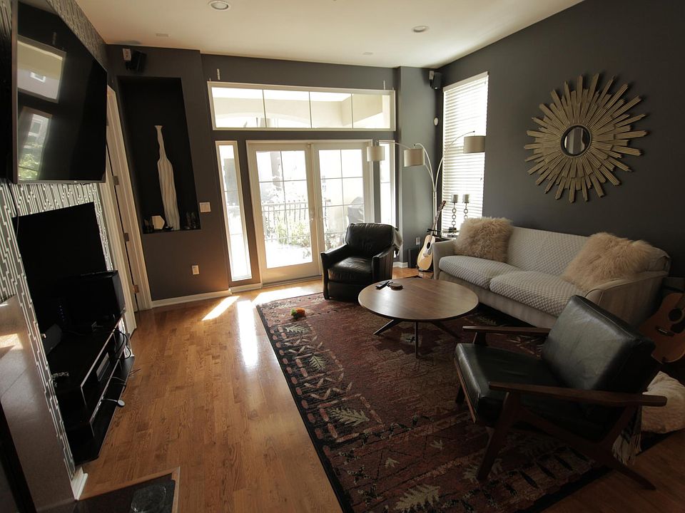 Living room looking out to balcony.