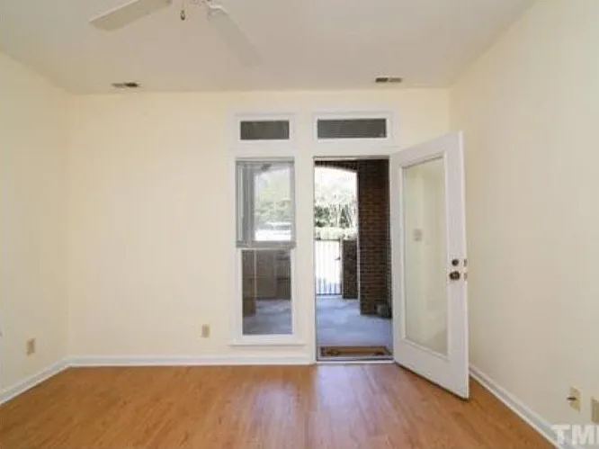 Door to patio from master as well