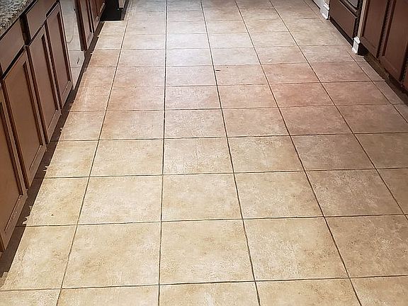Floors in kitchen