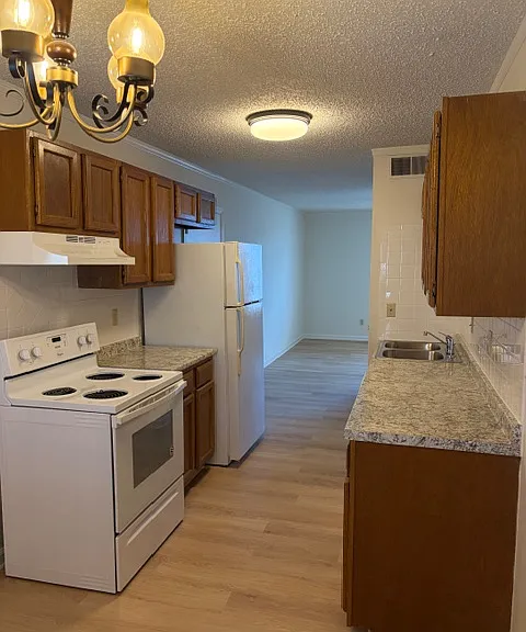 Kitchen looking toward living room
