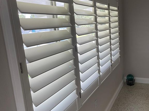 Beautiful wood shutters