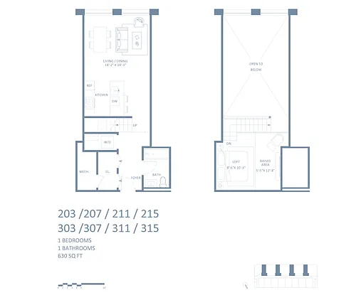 Floor plan Studio