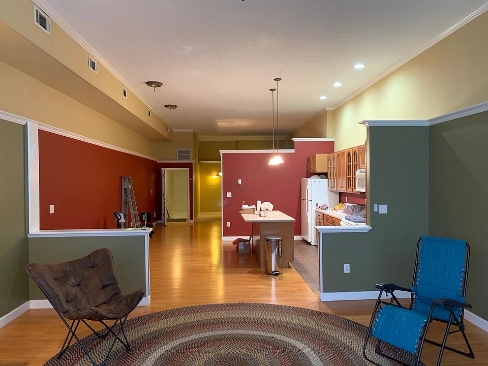 Open Living Room & Kitchen