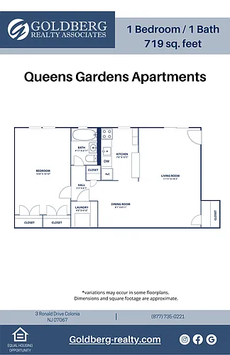 Floor plan 1 Bedroom