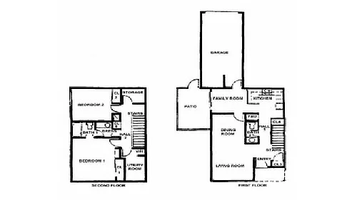 Floor plan 2-Bedroom