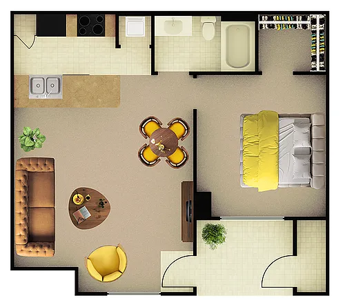 Floor plan A1