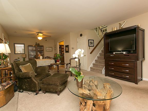 Living Room, View Towards Dining and Kitchen