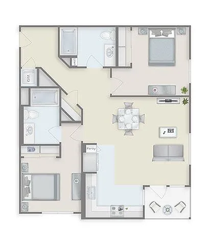 Floor plan B2