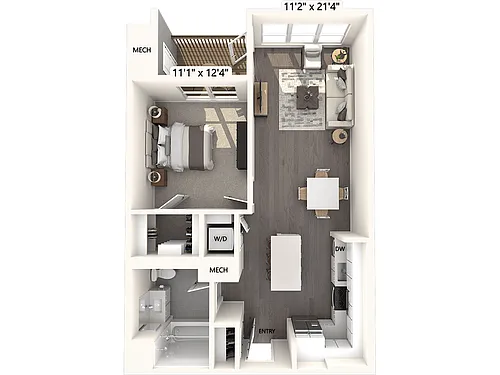 Floor plan AM14AF