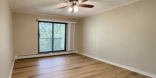 Master Bedroom with walk in closet and bathoom