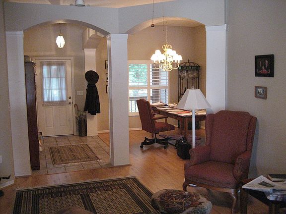 open fl plan, formal dine rm