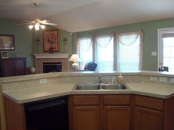 Kitchen looking to Living