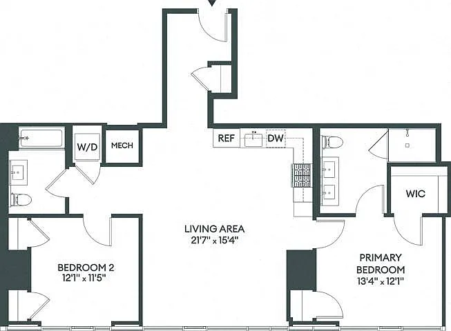 Floor plan 2C