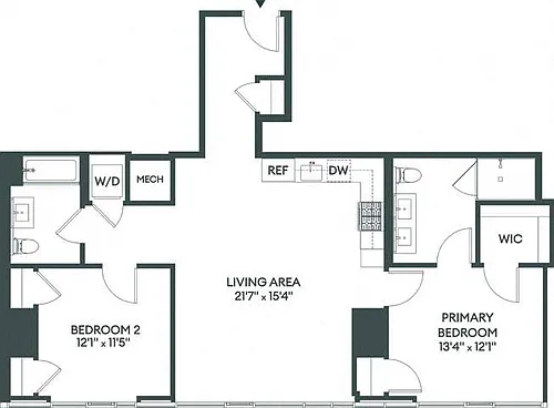 Floor plan 2C