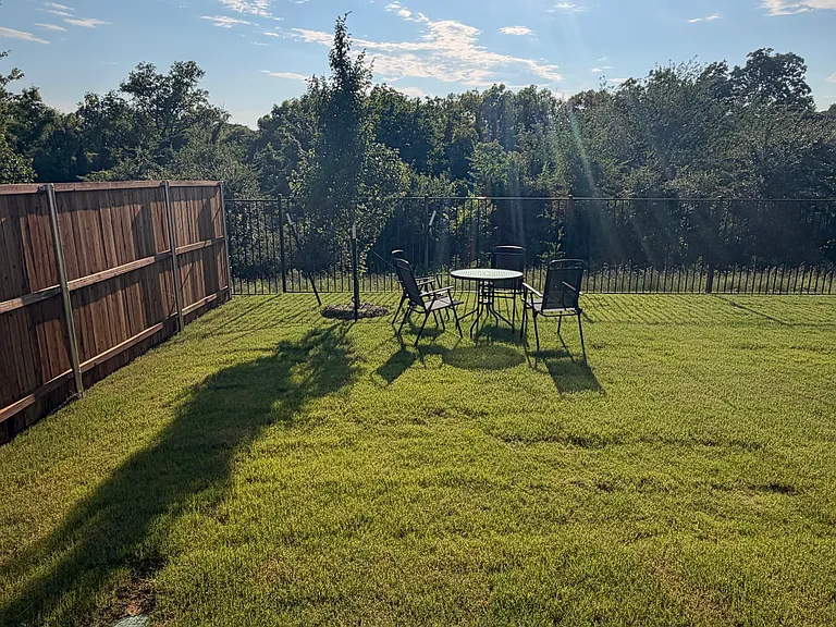Big Back yard backing greenbelt - NO neighbors behind you