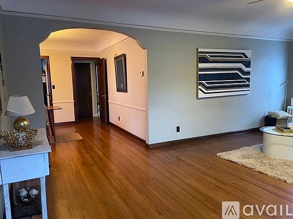 Living room, into dining room