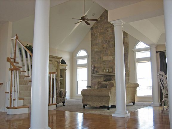 Dramatic open floor plan