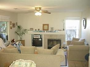 Living Room with Gas Fireplace