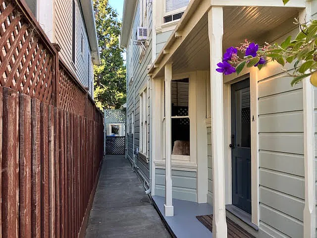 Front door.