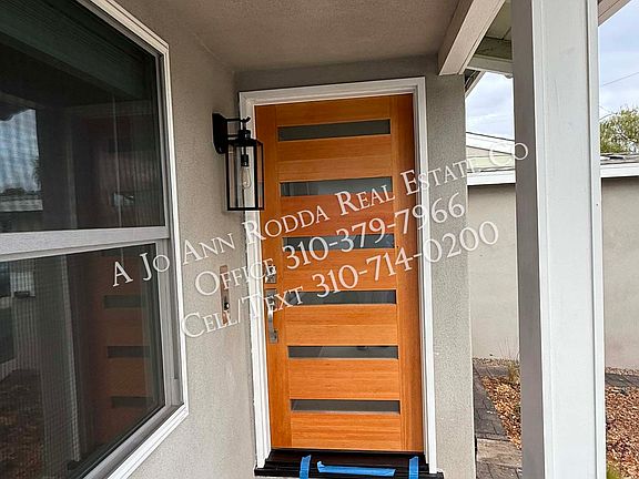 New hardwood front door
