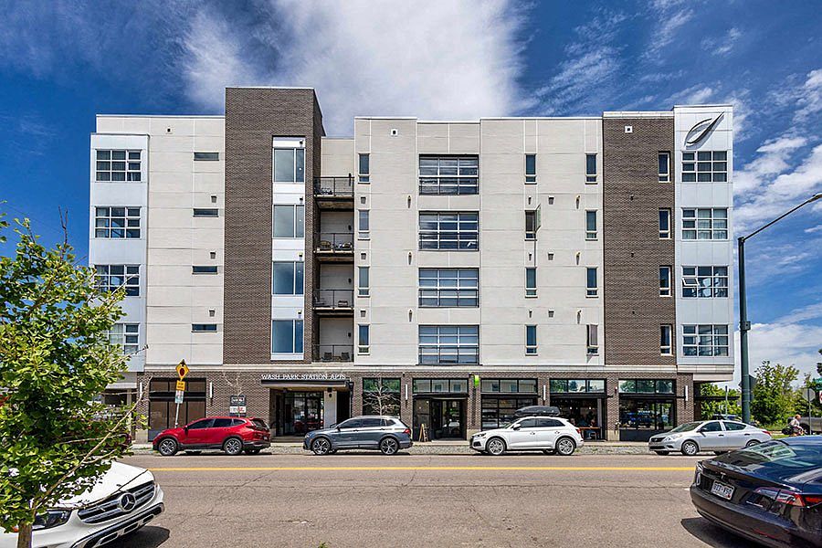 Street-level retail and modern living above