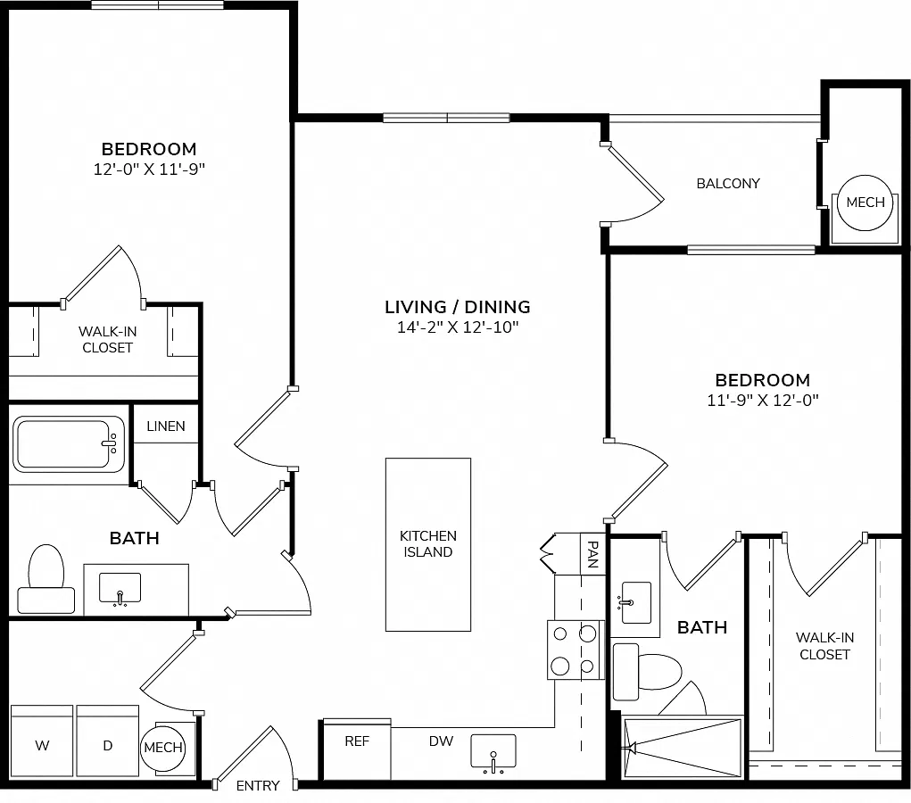 Floor plan B1