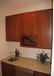 Beautiful wet bar w/Bosch dishwasher