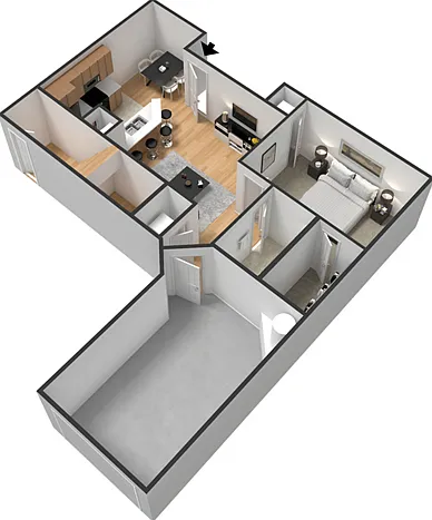 Flatiron Garage Floorplan Flatiron Garage Floorplan