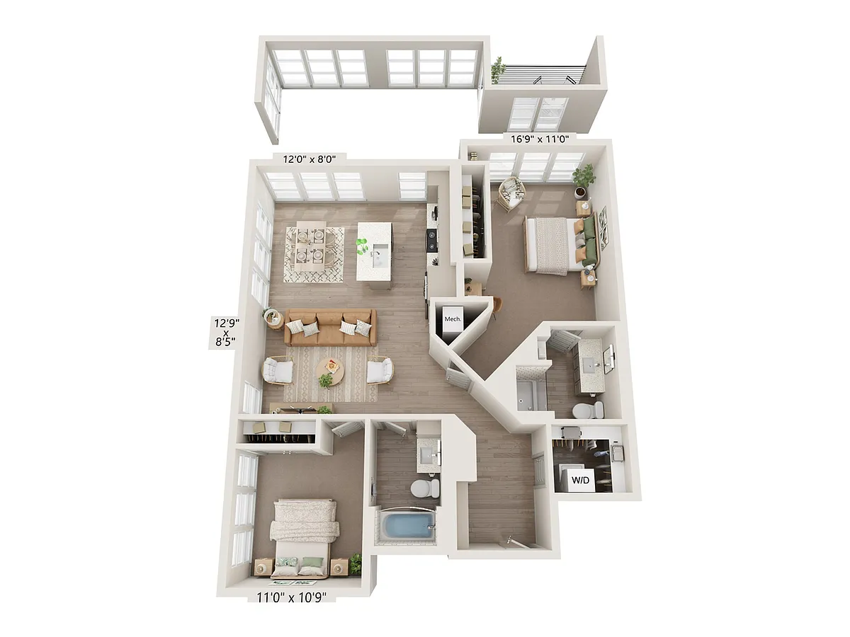 Floor plan B7