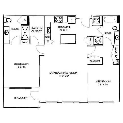Floor plan 2C20