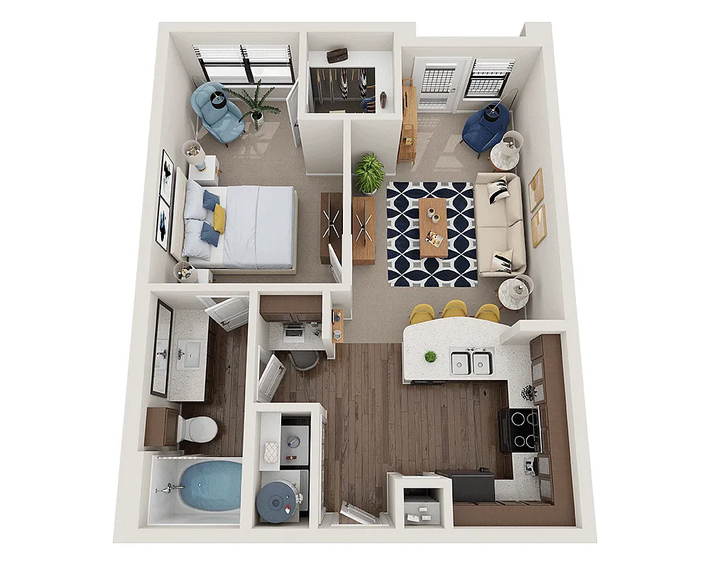 Floor plan A1C