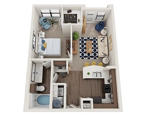 Floor plan A1C