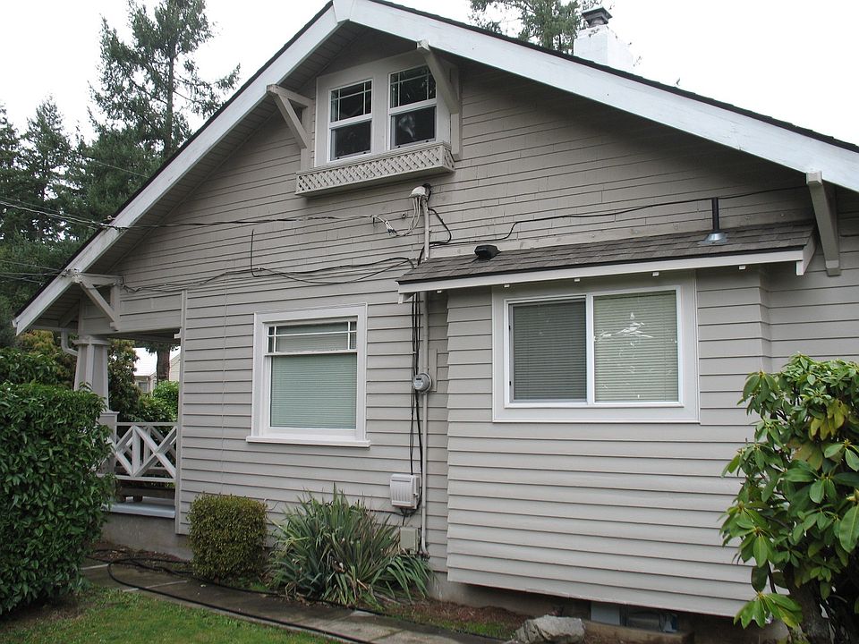 South side of house