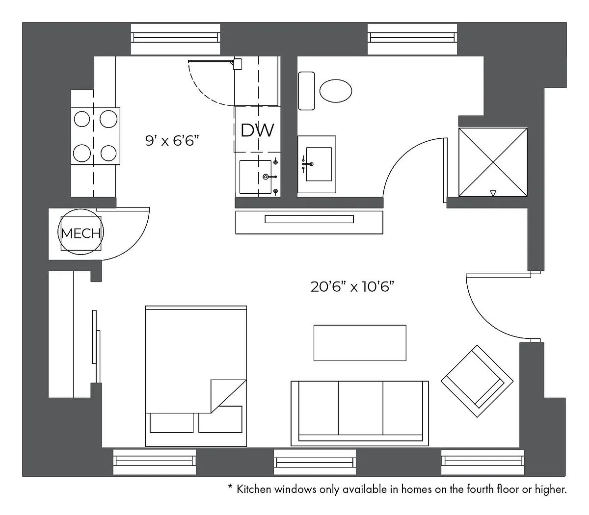 Floor plan The Polk