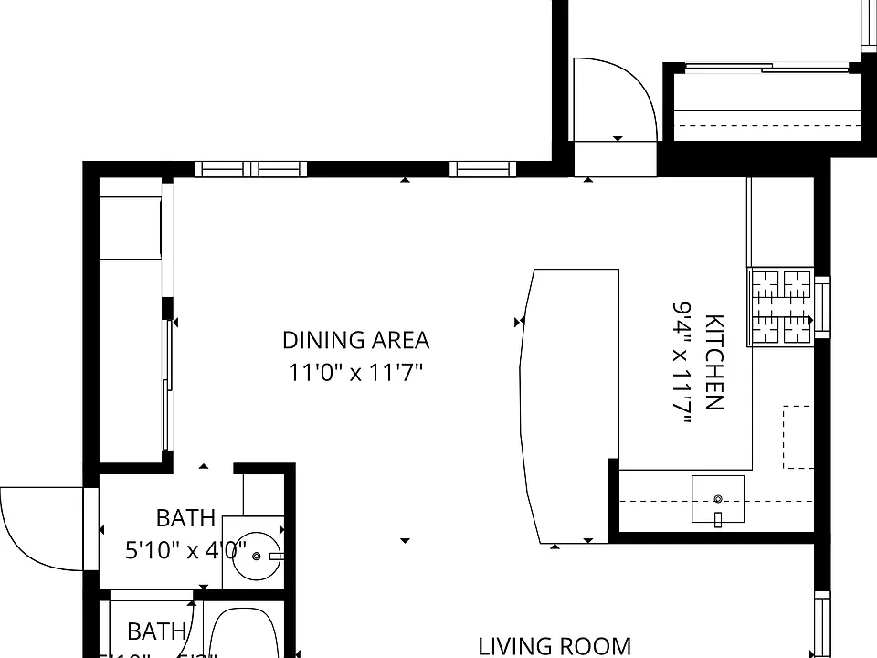 Approx. 600 sq.ft.