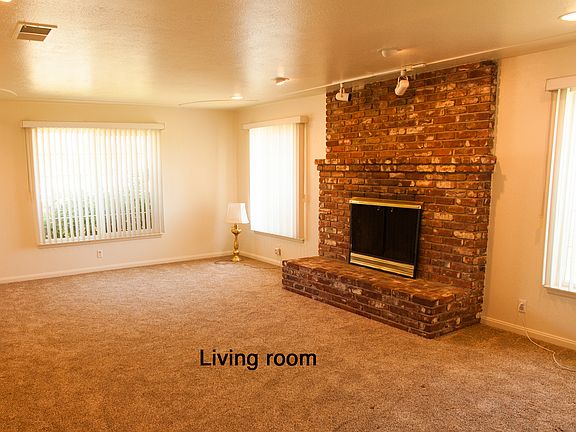 Fireplace in living room
