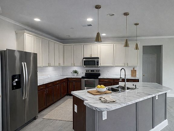 Modern kitchen with island