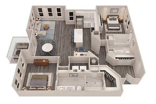 Floor plan Cyan