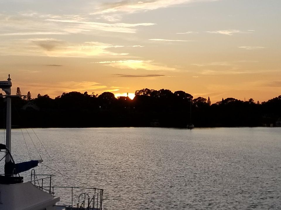 Sunset from porch