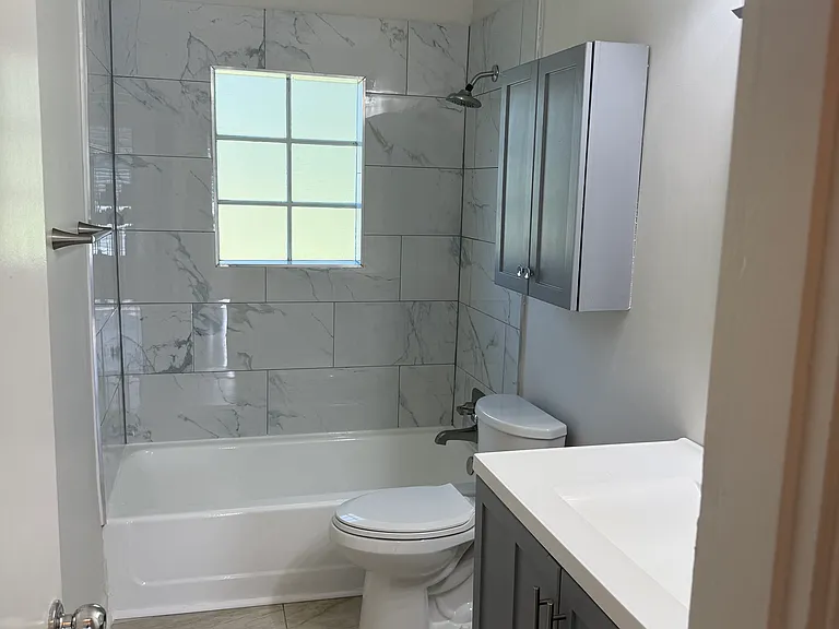 Renovated bathroom