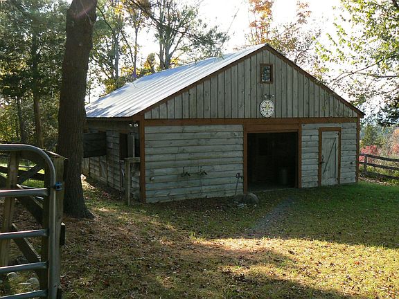 The four stall horse barn