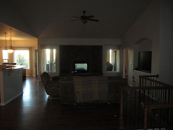 Stone Fireplace