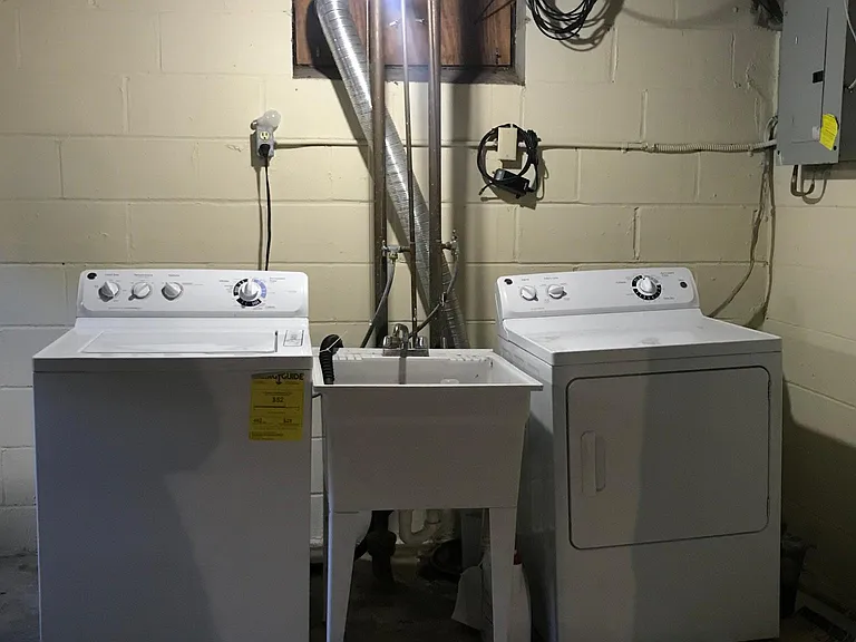Washer and dryer in unit
