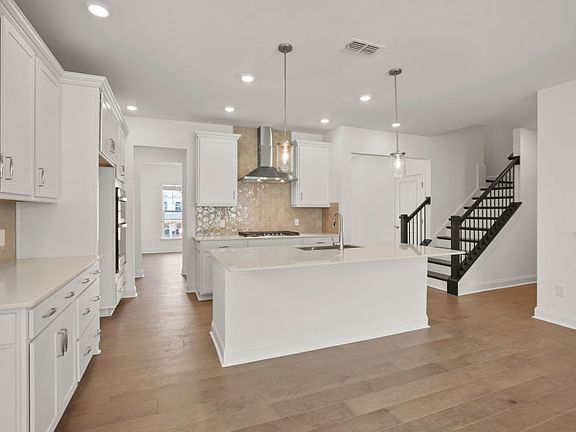 Spacious Kitchen with an Island