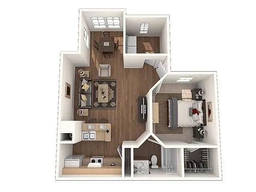 Floor plan 1X1
