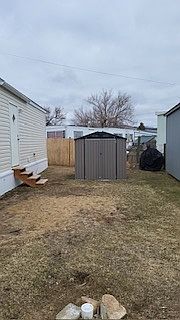 Included Storage Shed